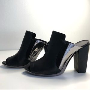 3.1 Phillip Lim black leather mules